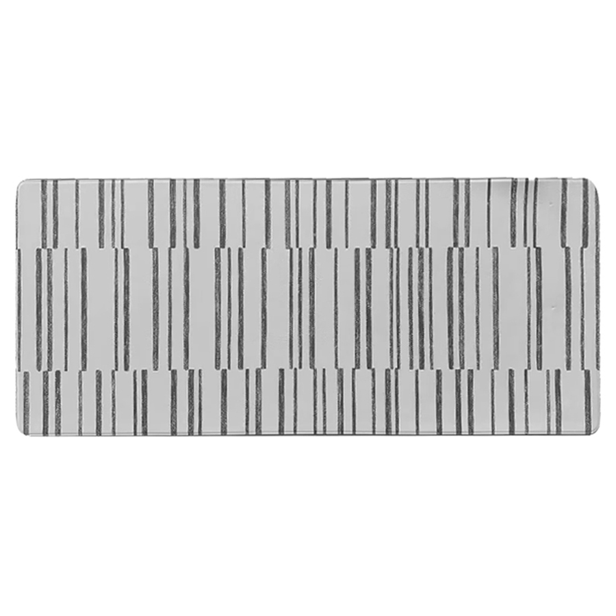Kyros PVC Kitchen Mat Kyros PVC Kitchen Mat Black and White Mandaue Foam