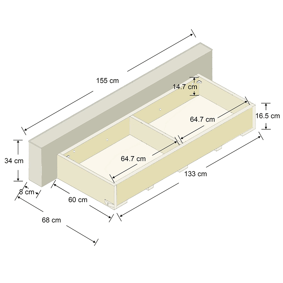 #size_Double Bed 54x75 inches