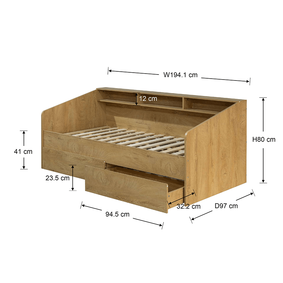 Larisa Daybed with Drawer Larisa Daybed with Drawer Mandaue Foam