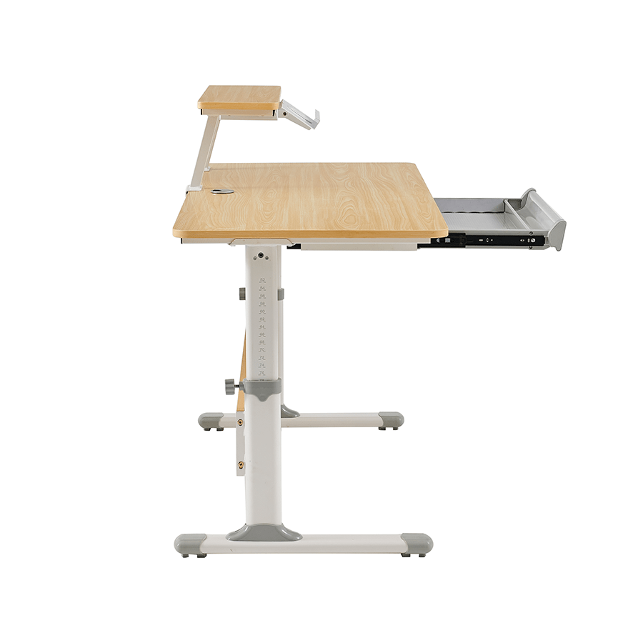 Lavita Adjustable Desk with Shelf
