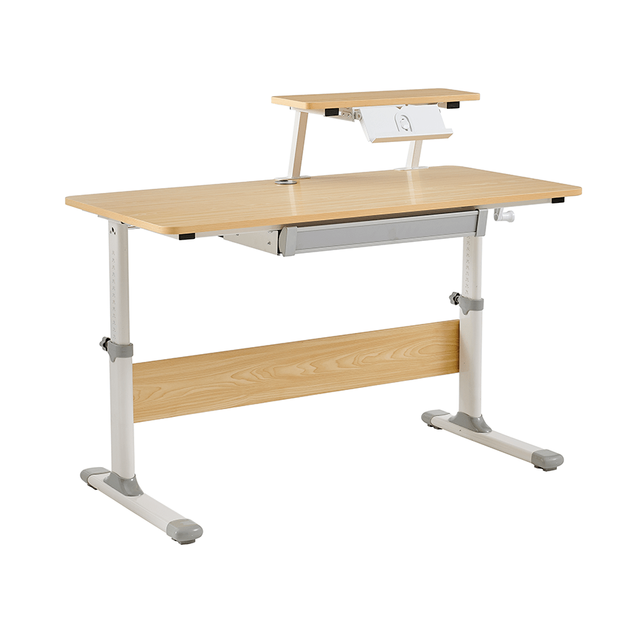 Lavita Adjustable Desk with Shelf