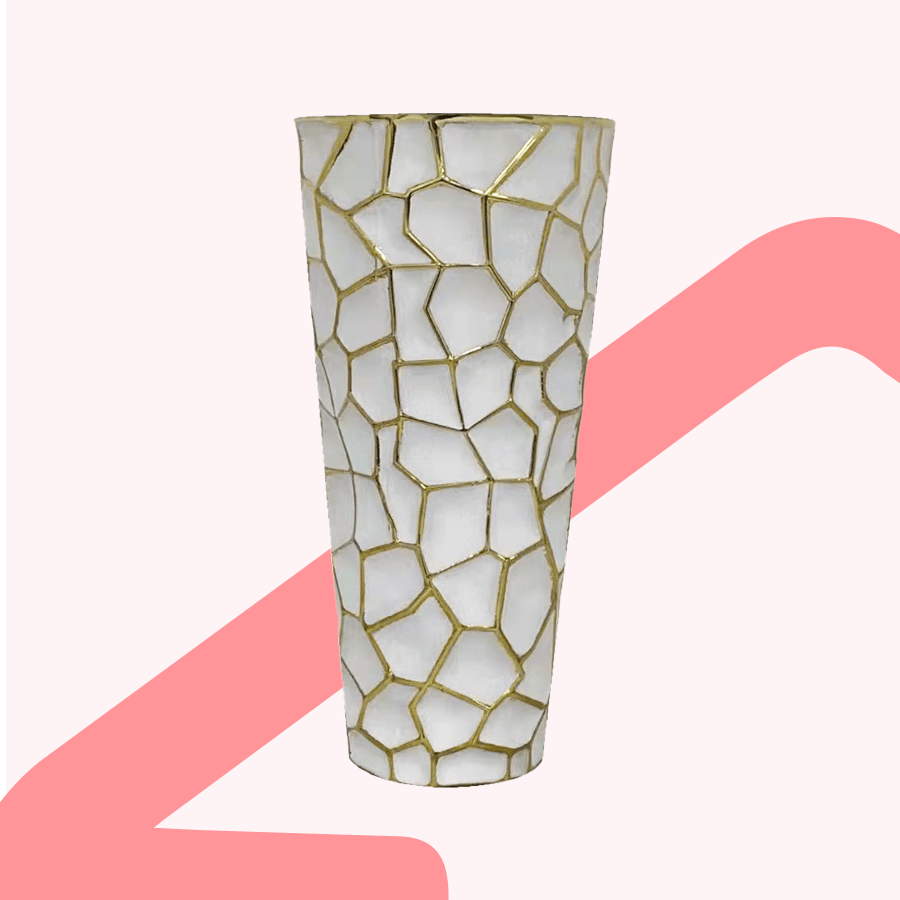 Lavrusa Painted Glass Vase