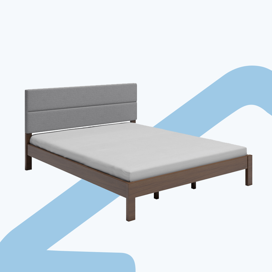 MORE LENNON OPTIONS Lennon 54x75" Bed - Walnut Brown Lennon 54x75" Bed - Walnut Brown Mandaue Foam