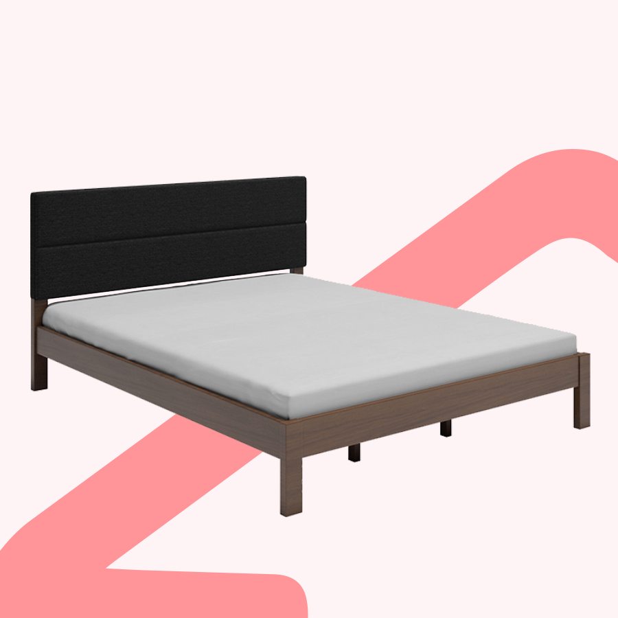 MORE LENNON OPTIONS Lennon 72x75" Bed - Walnut Brown Lennon 72x75" Bed - Walnut Brown Mandaue Foam