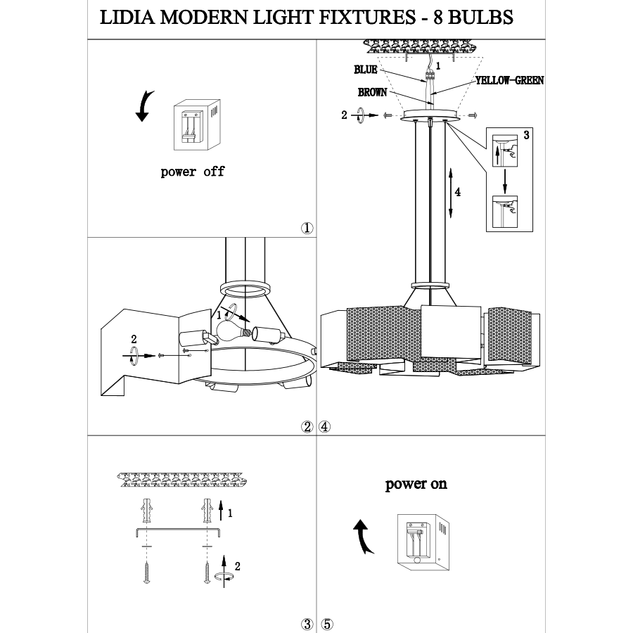 Lidia Modern Light Fixture Lidia Modern Light Fixture Mandaue Foam