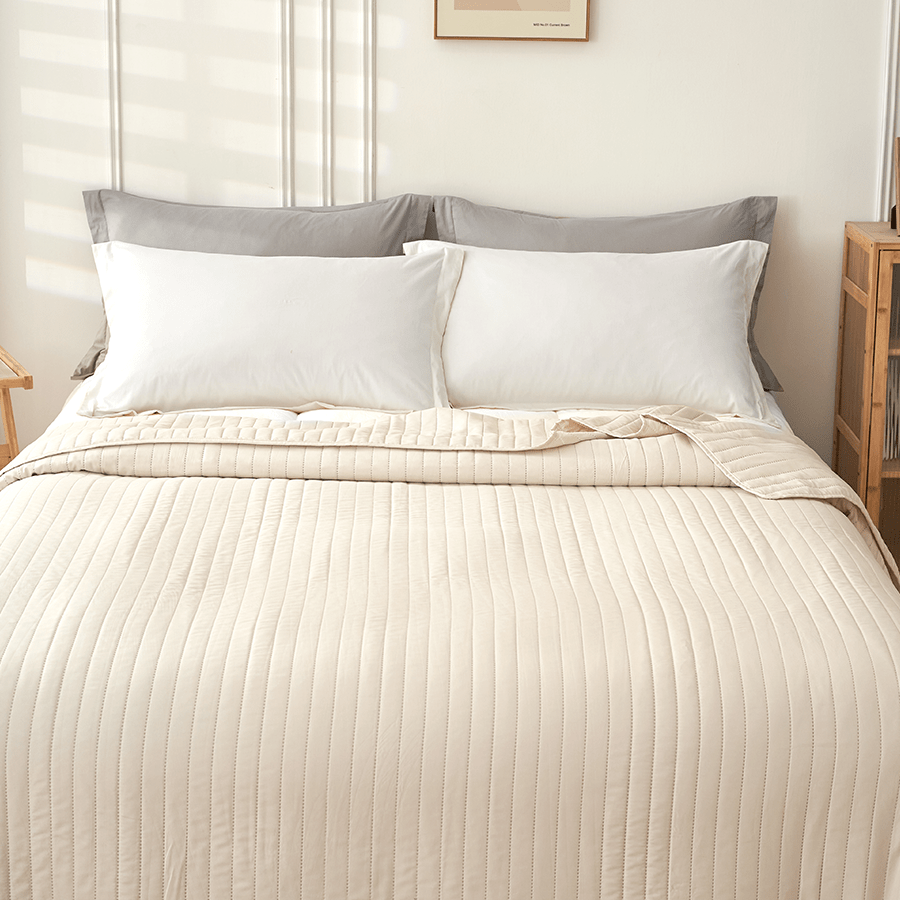 MORE LOEY OPTIONS Loey Bedspread - Cream Loey Bedspread - Cream Mandaue Foam