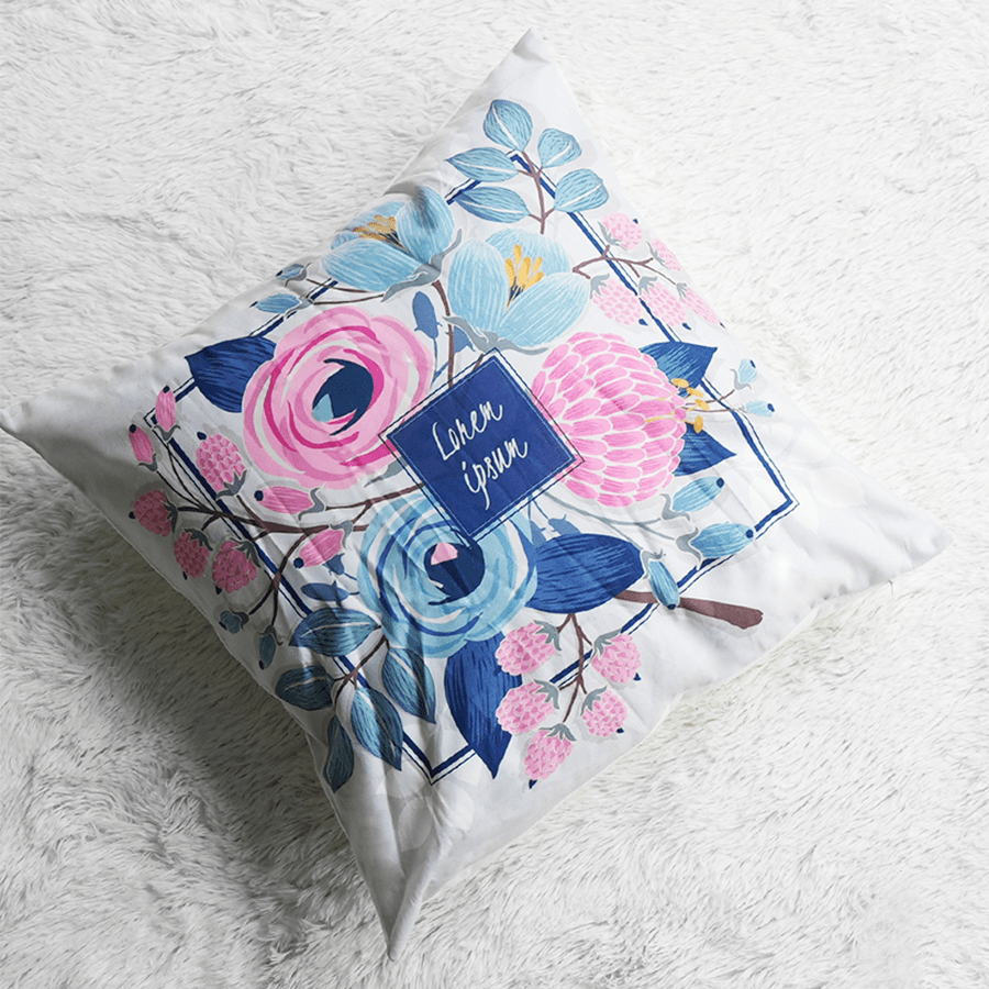Lumi Festive Florals Floor Pillowcase