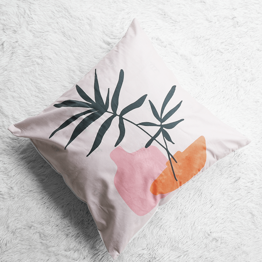 Lumi Flower Vase Floor Pillowcase
