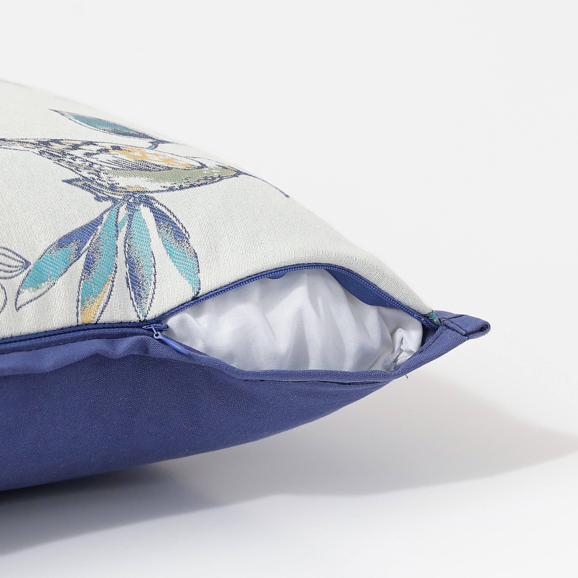 Mara Bird Jacquard Throw Pillowcase