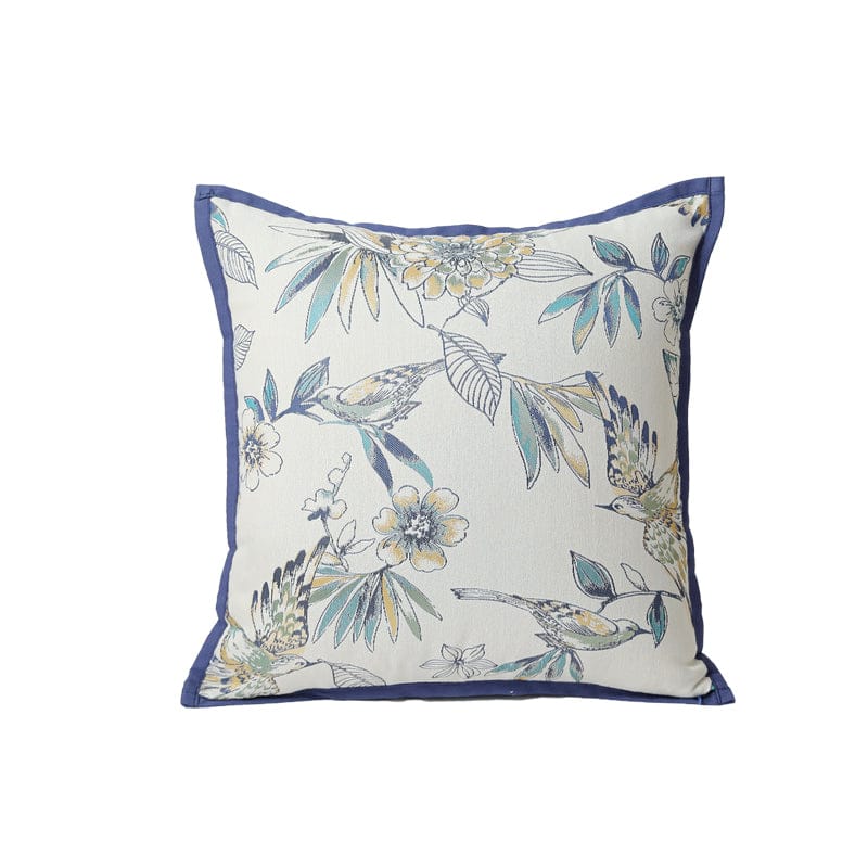 Mara Bird Jacquard Throw Pillowcase