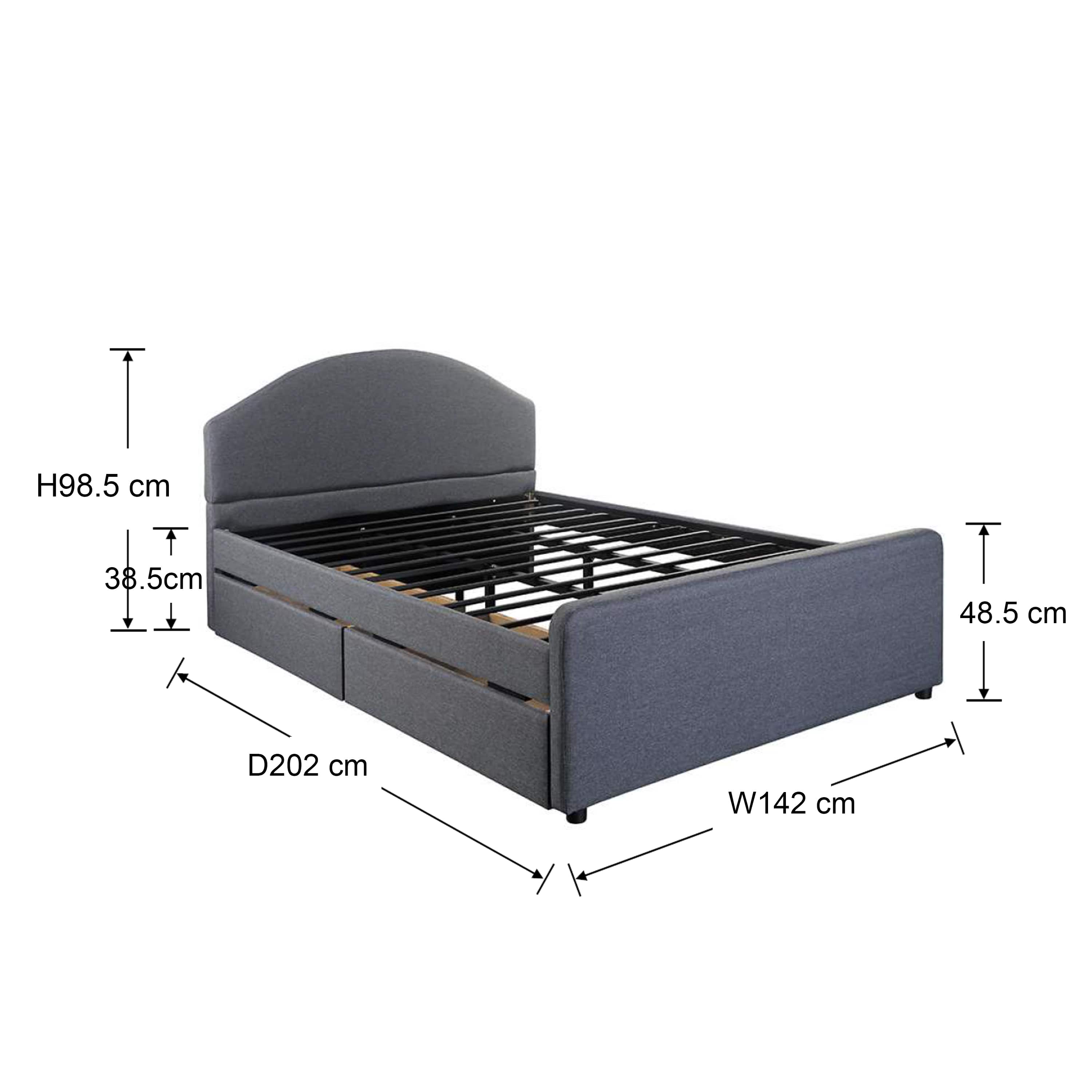 #size_Double Bed 54x75