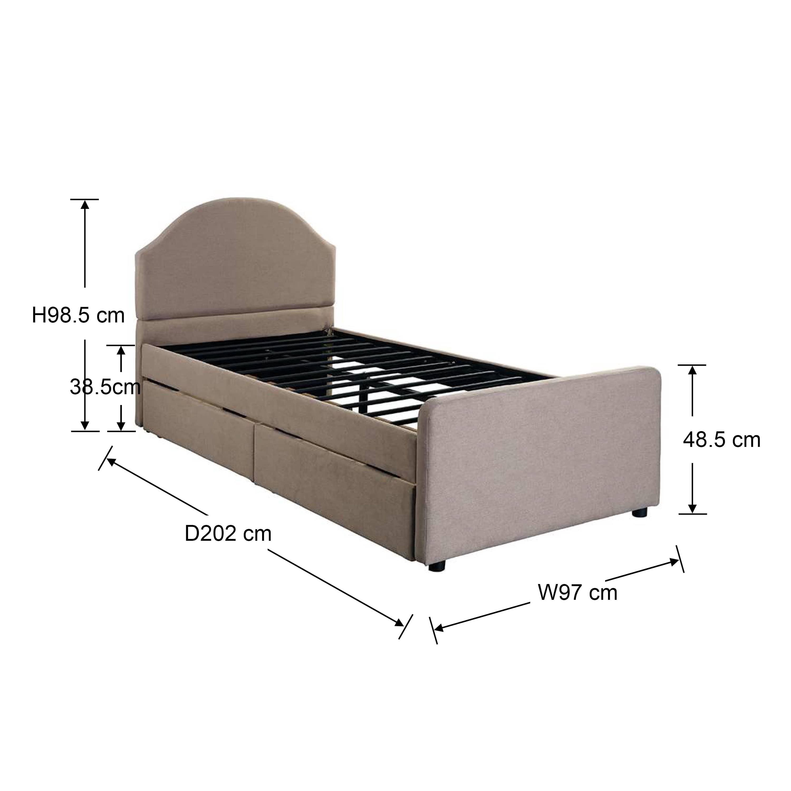#size_Single Bed 36x75
