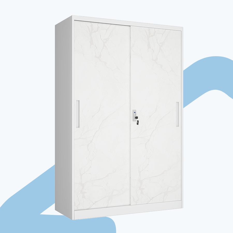 Margo Metal Sliding Wardrobe Printed