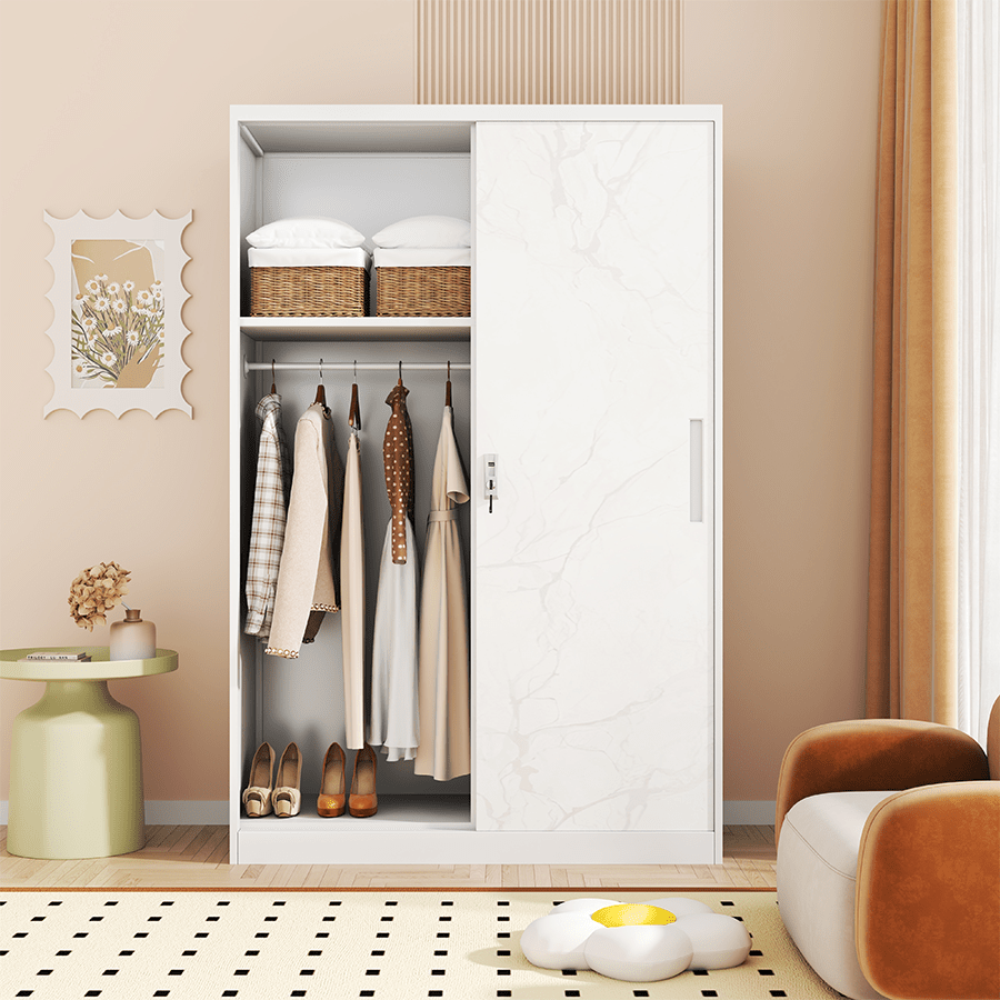 Margo Metal Sliding Wardrobe Printed