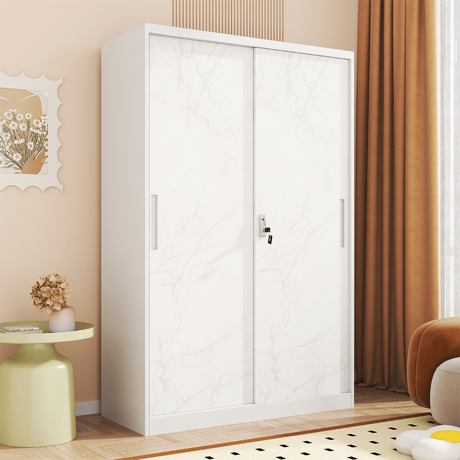Margo Metal Sliding Wardrobe Printed