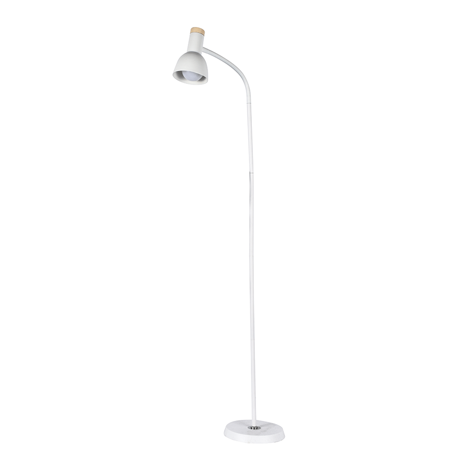 Matve Floor Lamp with Flexible Neck Matve Floor Lamp with Flexible Neck White Mandaue Foam