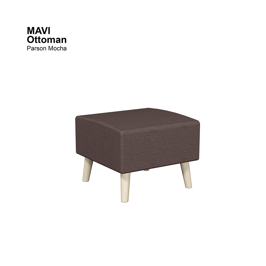 MORE MAVI OPTIONS Mavi Ottoman Mavi Ottoman Fabric Parson Mocha Mandaue Foam