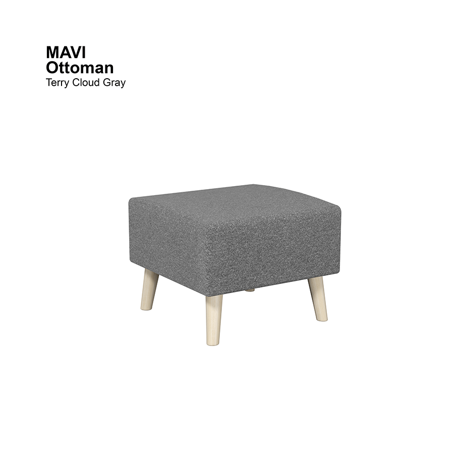 MORE MAVI OPTIONS Mavi Ottoman Mavi Ottoman Lux Terry Cloudy Gray Mandaue Foam