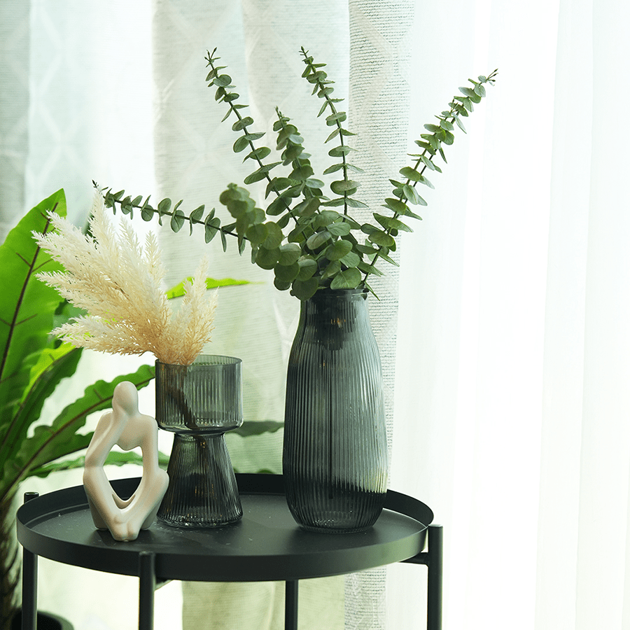 Mavy Ridge Glass Vase Mavy Ridge Glass Vase Mandaue Foam