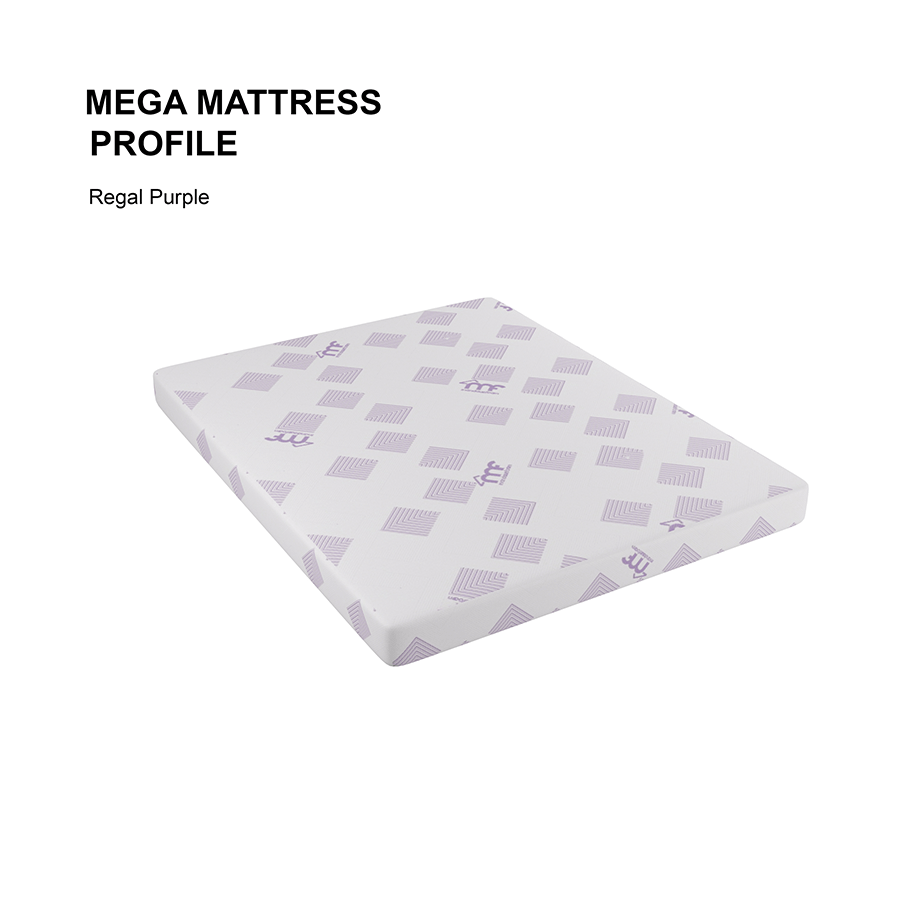 Mega Mattress Profile Mega Mattress Profile 4x36x75 inches / Regal Purple Mandaue Foam