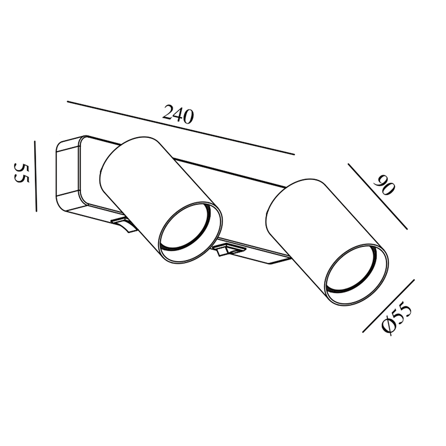 MORE MIDA OPTIONS Mida 2-light Spotlight with Switch Mida 2-light Spotlight with Switch Mandaue Foam