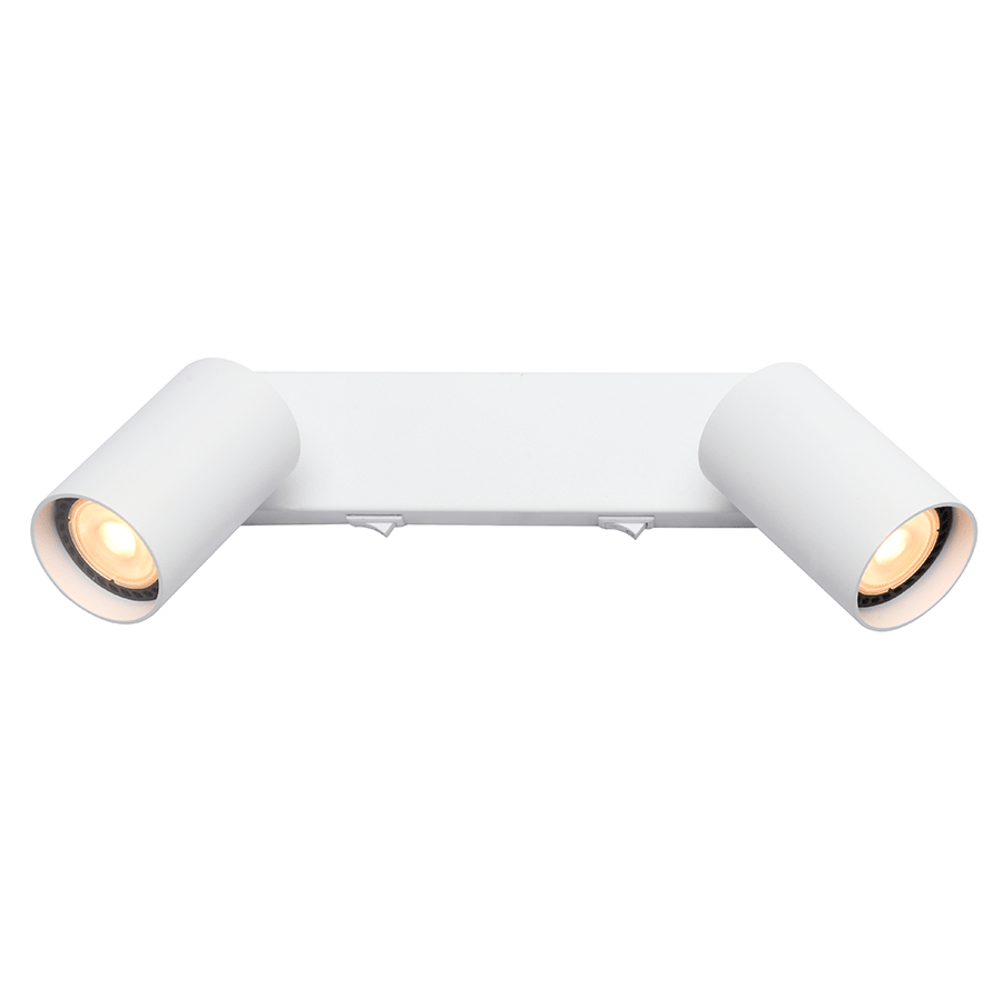 MORE MIDA OPTIONS Mida 2-light Spotlight with Switch Mida 2-light Spotlight with Switch White Mandaue Foam