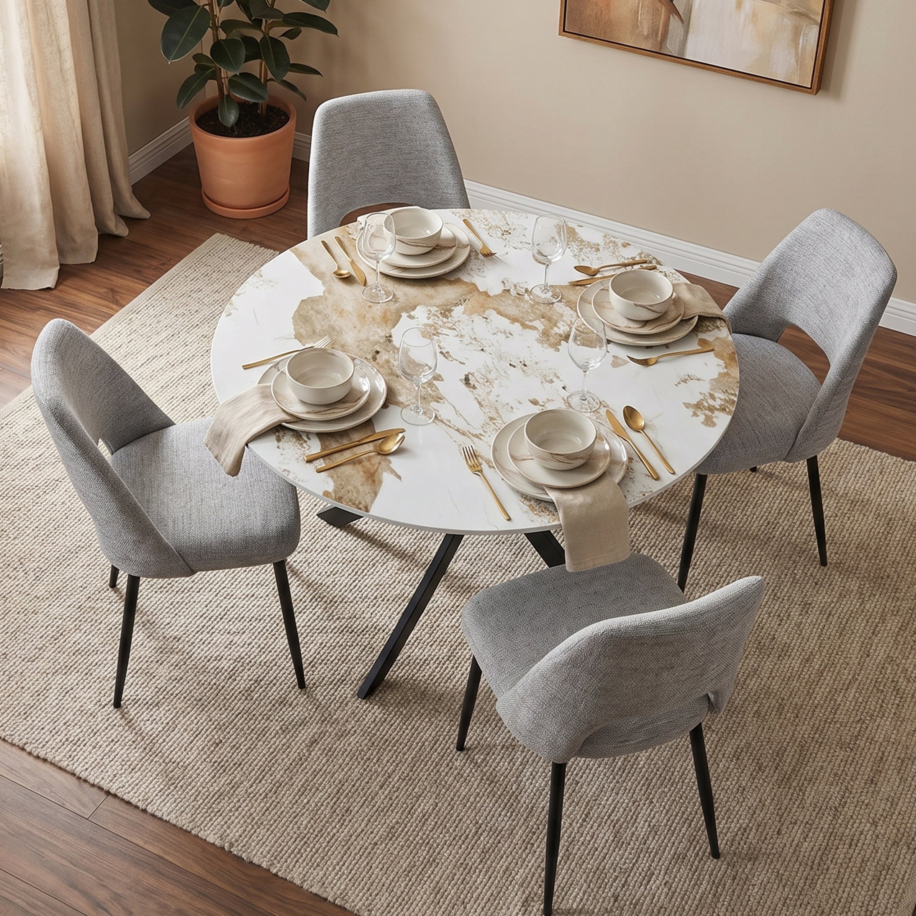 Milly 4 Seater Dining Set