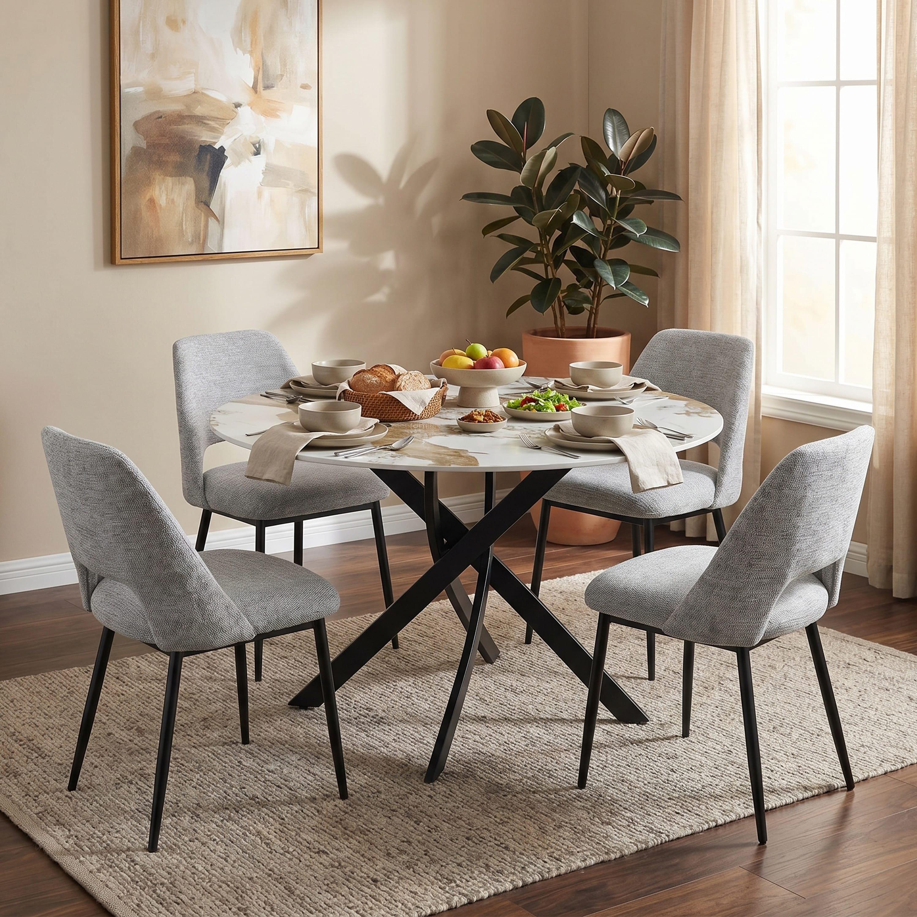 Milly 4 Seater Dining Set