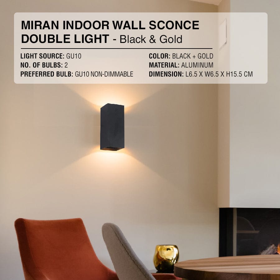Miran Indoor Wall Sconce Double Light