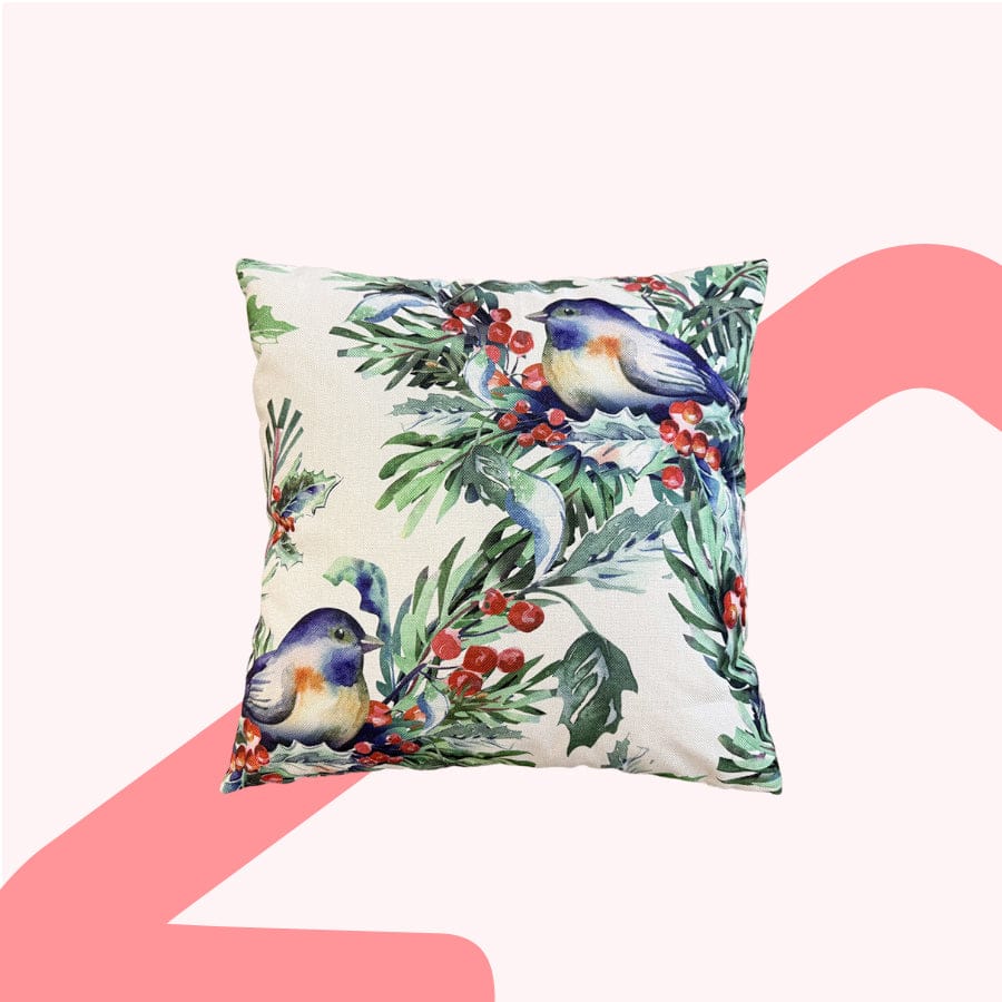 Miri Christmas Bird Throw Pillowcase