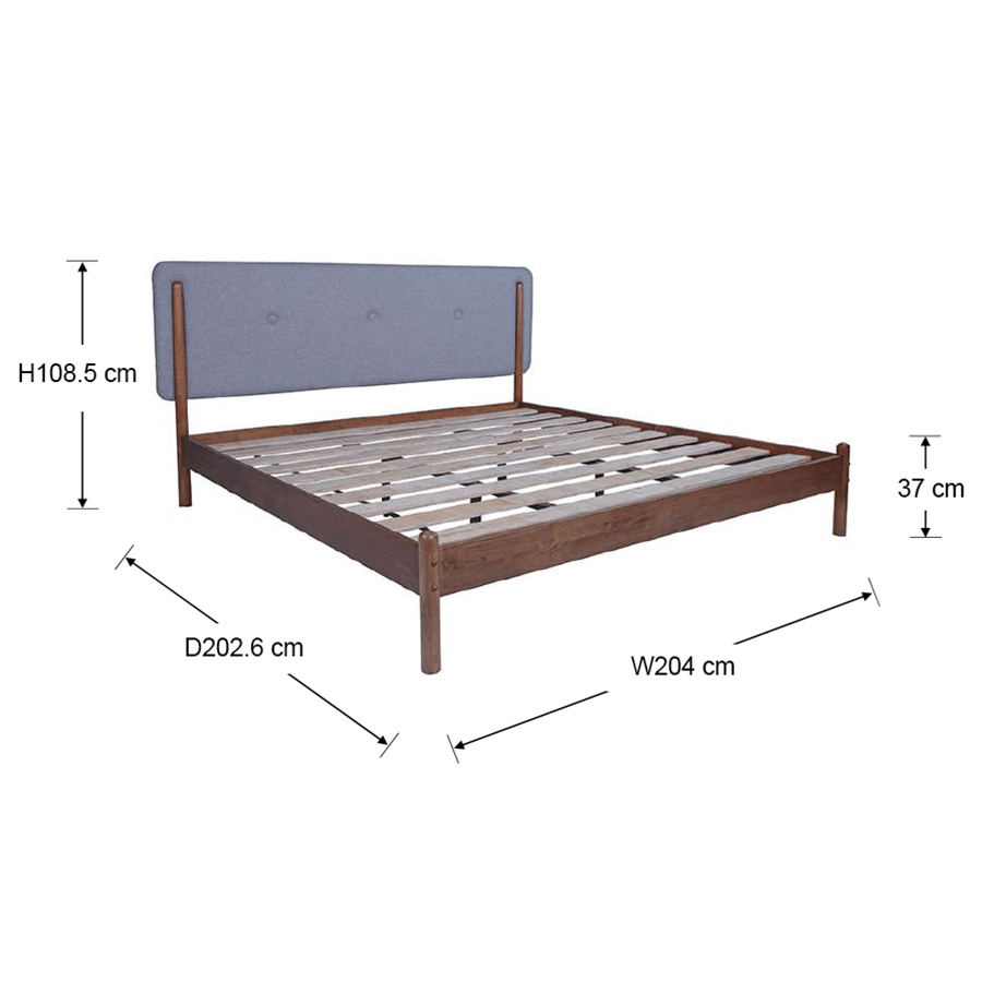 #size_King Bed 72x75