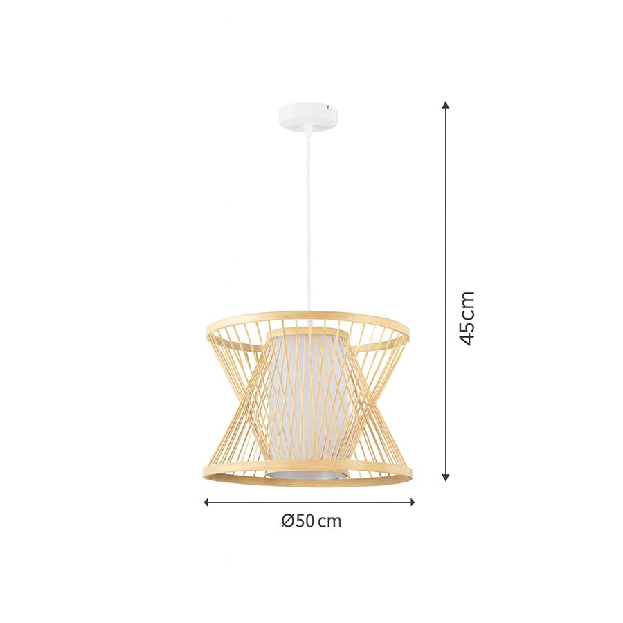 Monar Natural Bamboo Pendant Light