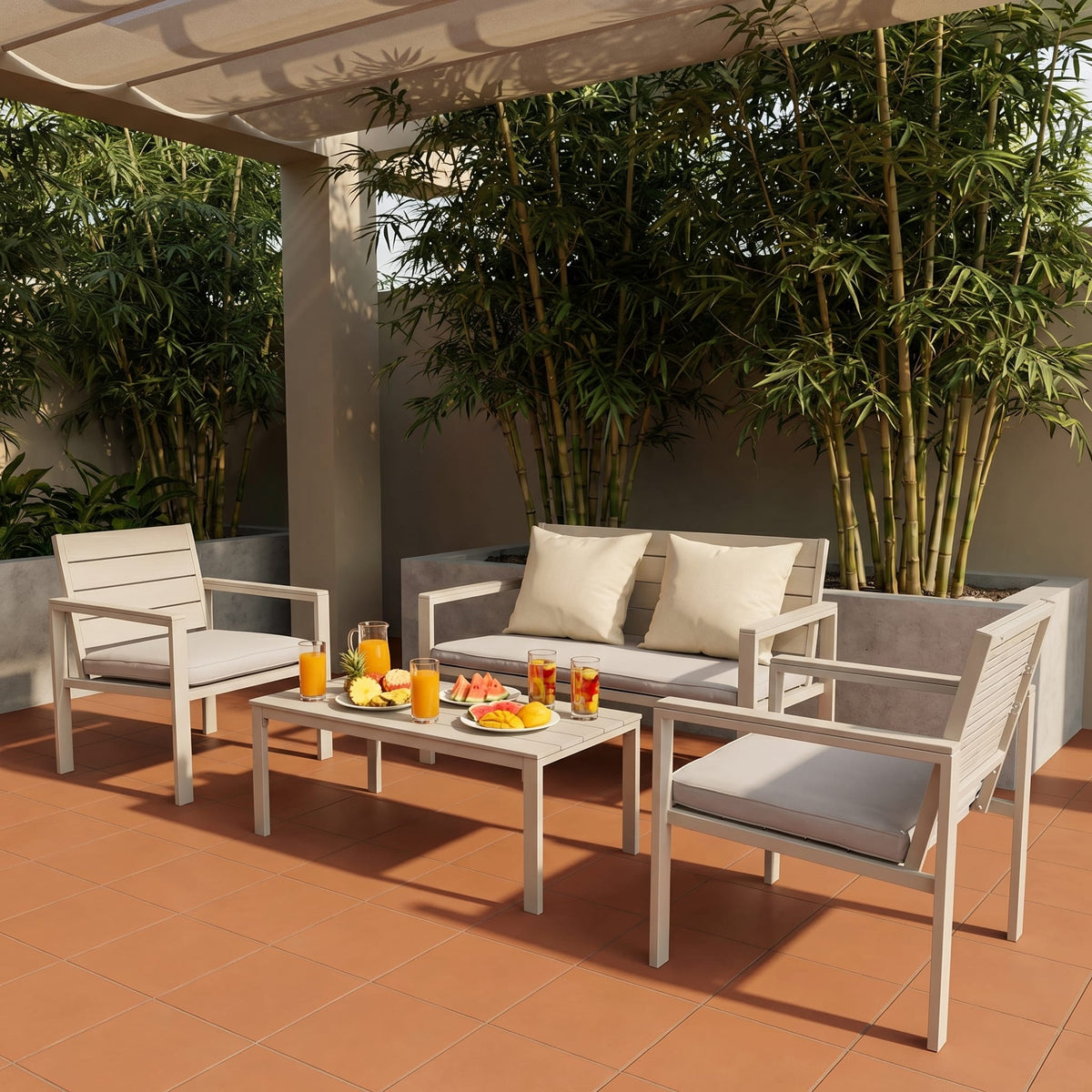 Monro Outdoor Living Sofa Set