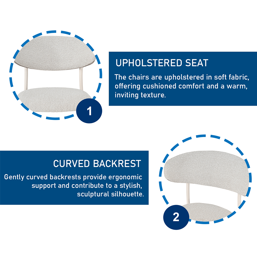 Nadeen 6 Seater Oval Dining Set