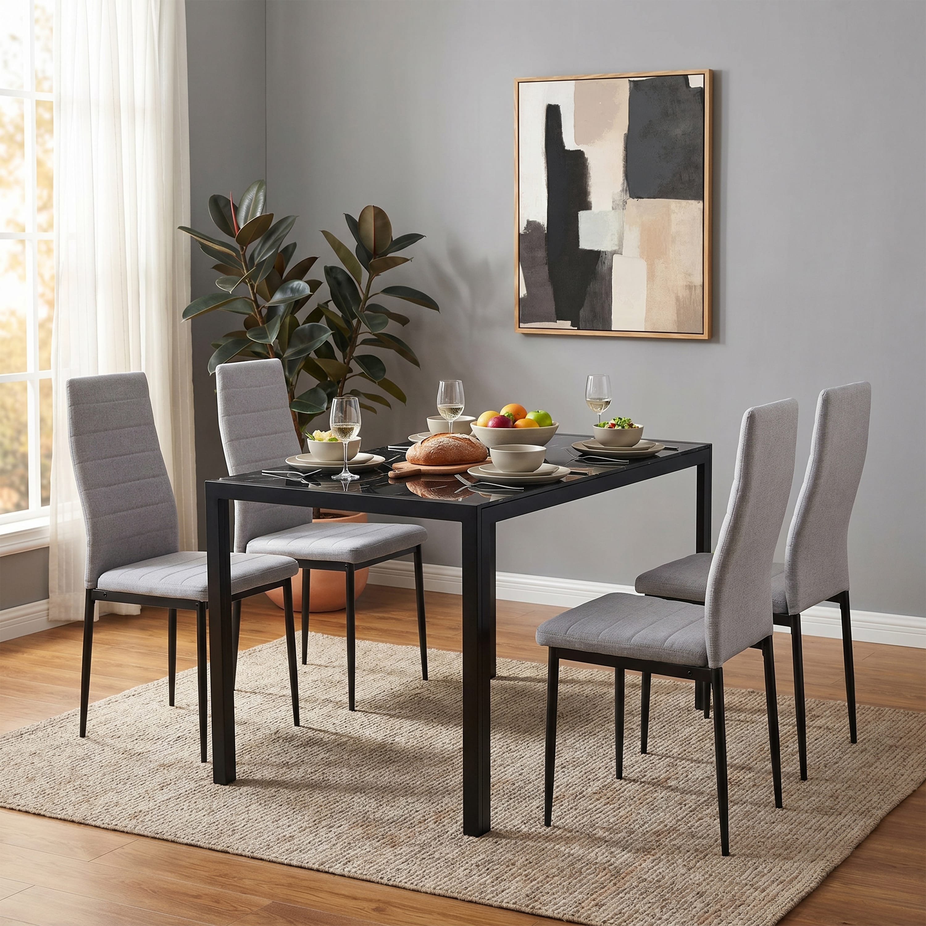 Nadine 4 Seater Dining Set