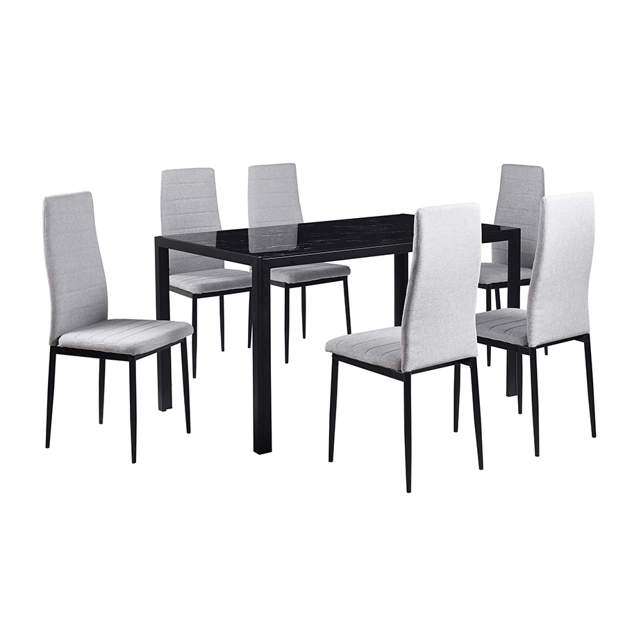 MORE NADINE OPTIONS Nadine 6 Seater Dining Set Nadine 6 Seater Dining Set Mandaue Foam