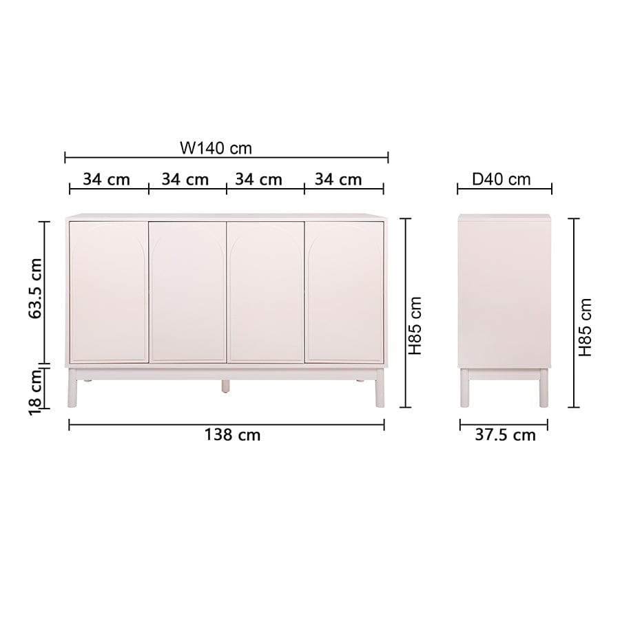 Natali 4 Door Cabinet