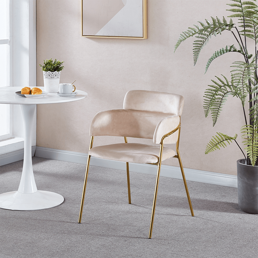 Natalie Golden Chair Natalie Golden Chair Mandaue Foam