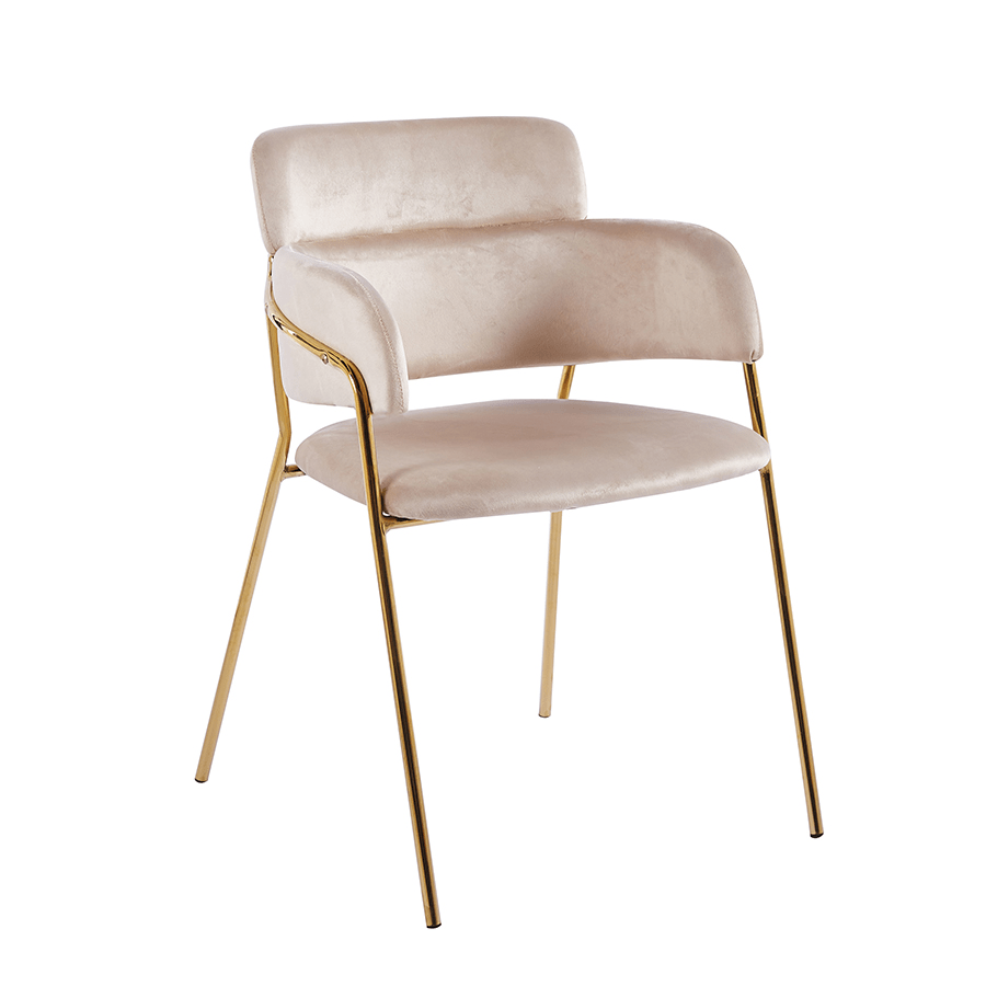 Natalie Golden Chair Natalie Golden Chair Beige Mandaue Foam