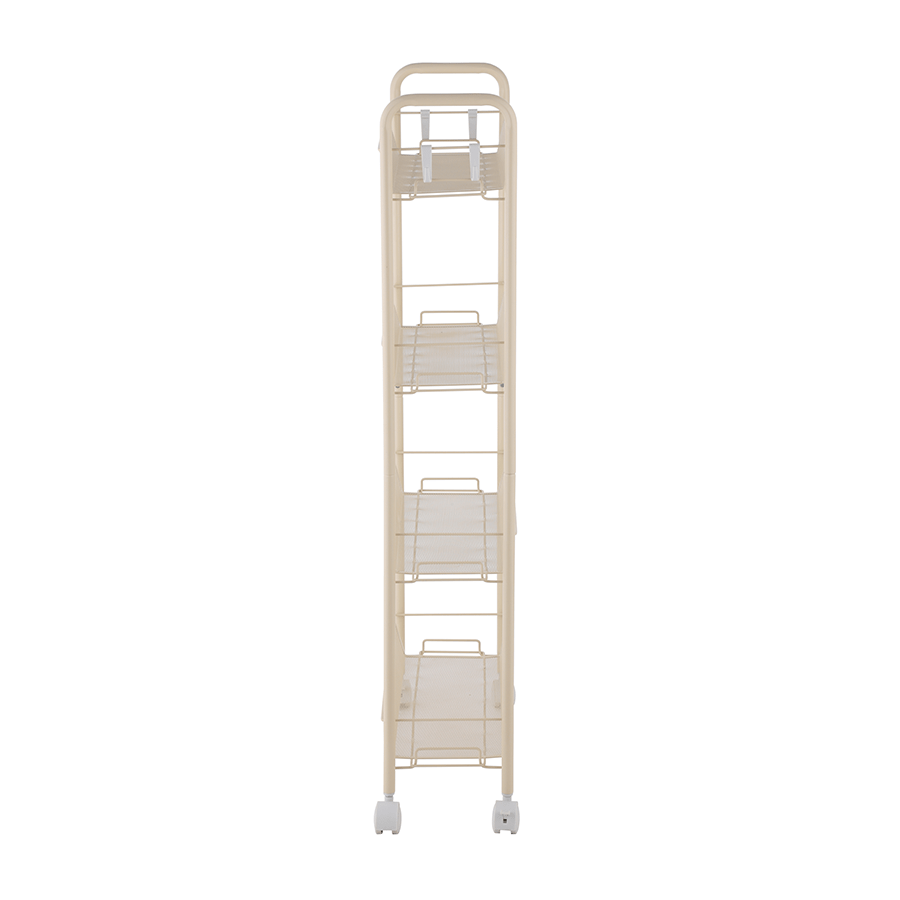 MORE NELLY OPTIONS Nelly Narrow Metal Trolley Nelly Narrow Metal Trolley Beige Mandaue Foam