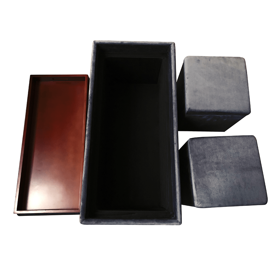 Nico Set of 3 Storage Bench with Ottoman Nico Set of 3 Storage Bench with Ottoman Mandaue Foam