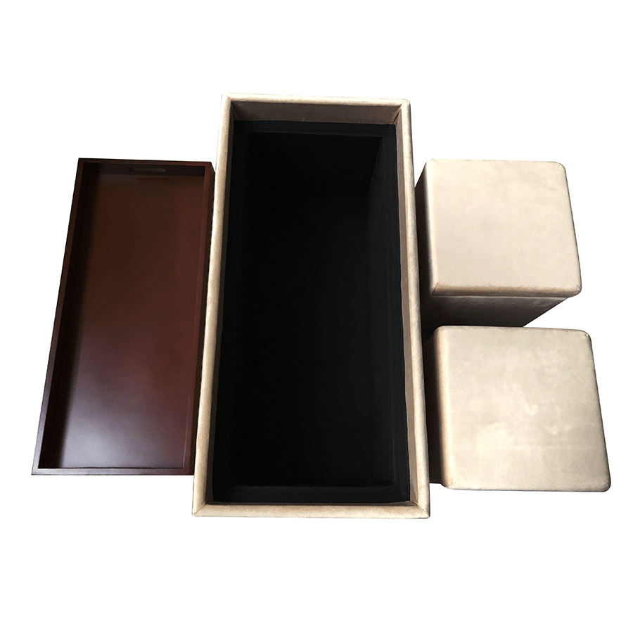 Nico Set of 3 Storage Bench with Ottoman Nico Set of 3 Storage Bench with Ottoman Mandaue Foam