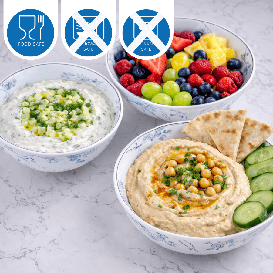Nyra Opalware Bowl - 4pc Set