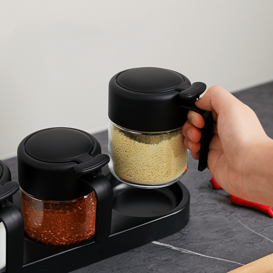 Orson Spice Jar with Spoon Set of 3