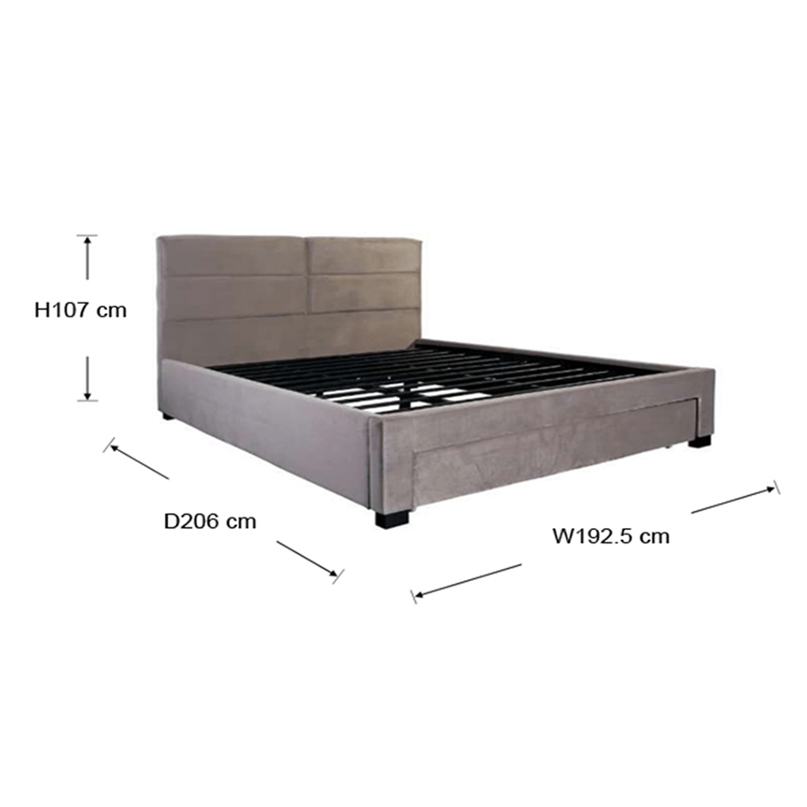 #size_King Bed 72x75