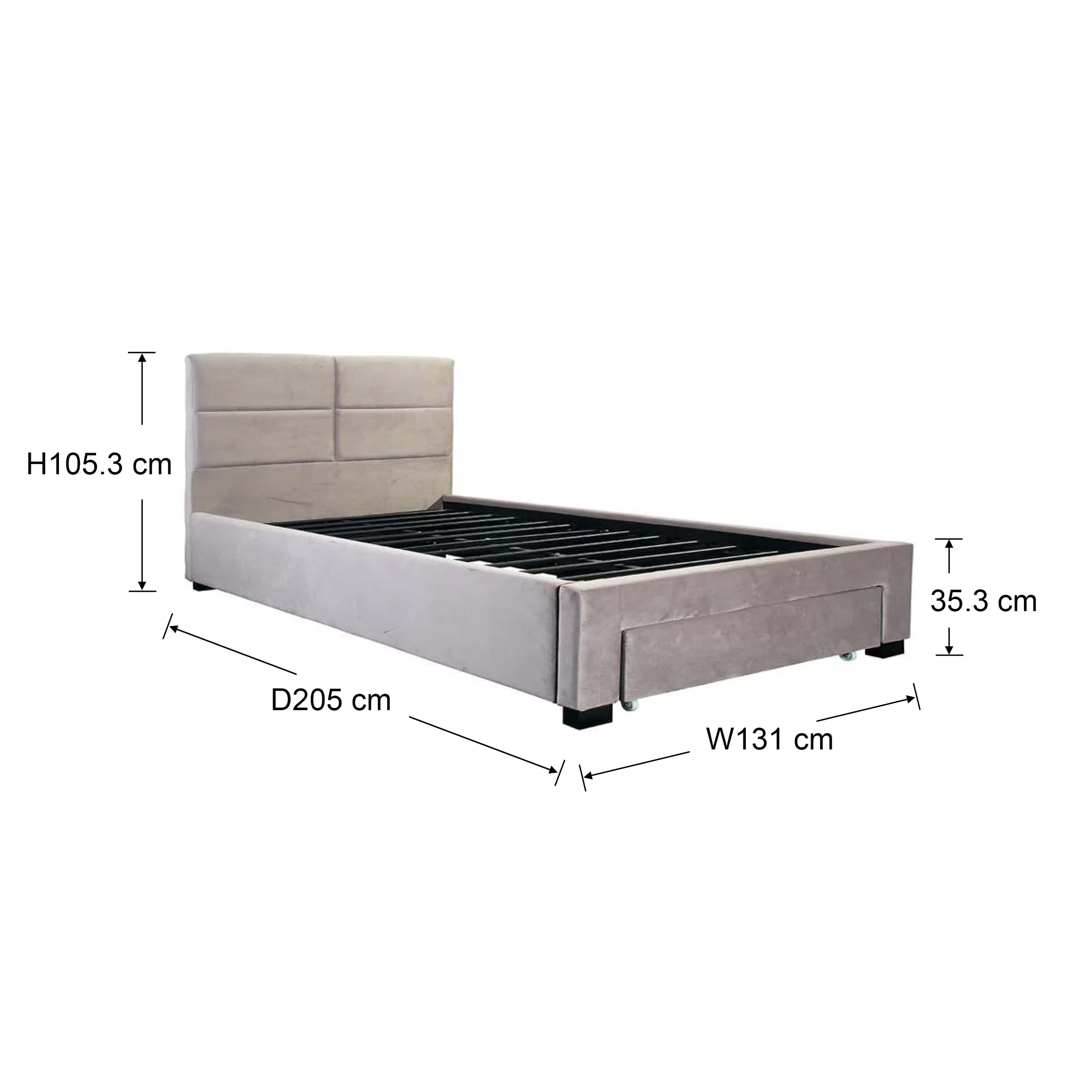#size_Semi-Double Bed 48x75