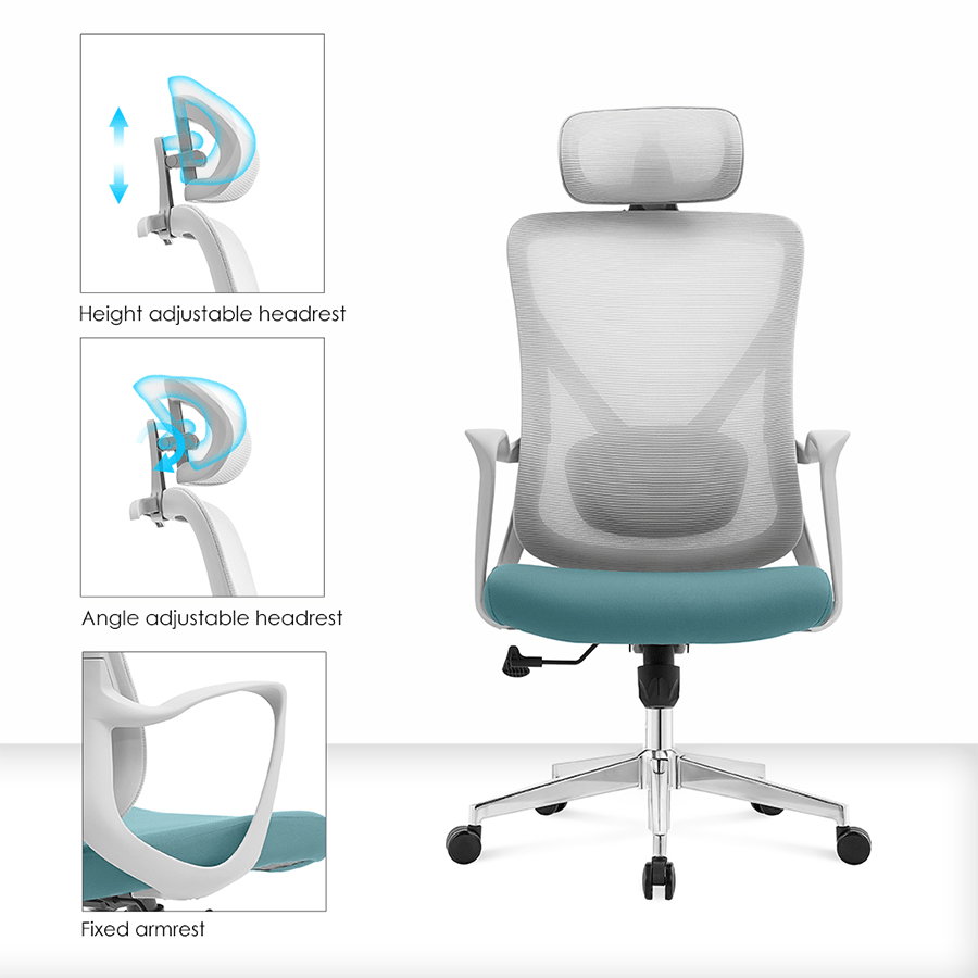 Paris High Back Wide Seat Office Chair