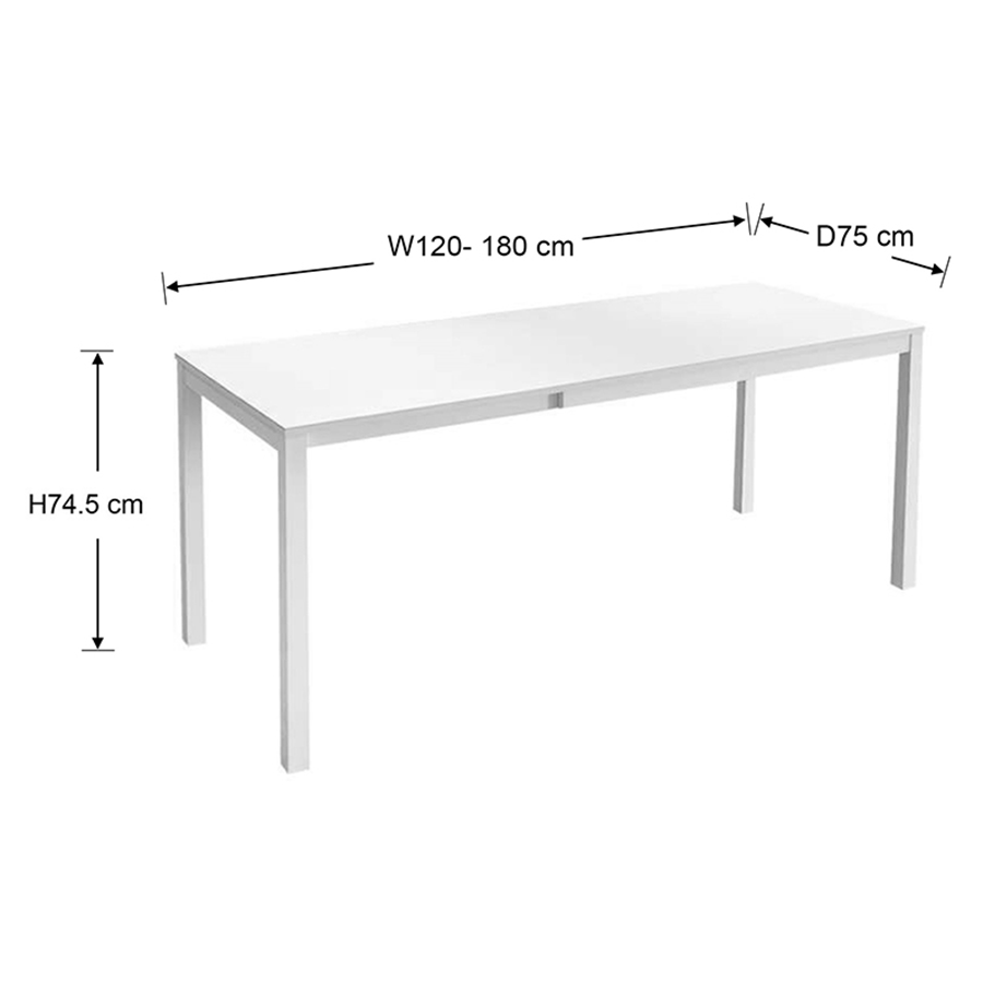 MORE PELTON OPTIONS Pelton 120-180 Extension Table Pelton 120-180 Extension Table Mandaue Foam