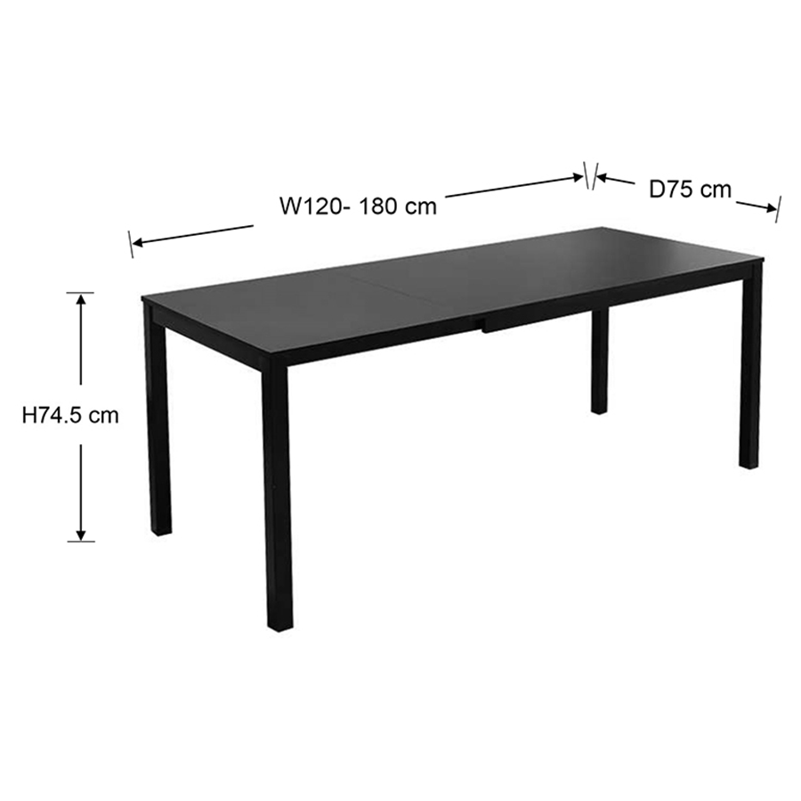 MORE PELTON OPTIONS Pelton 120-180 Extension Table Pelton 120-180 Extension Table Mandaue Foam