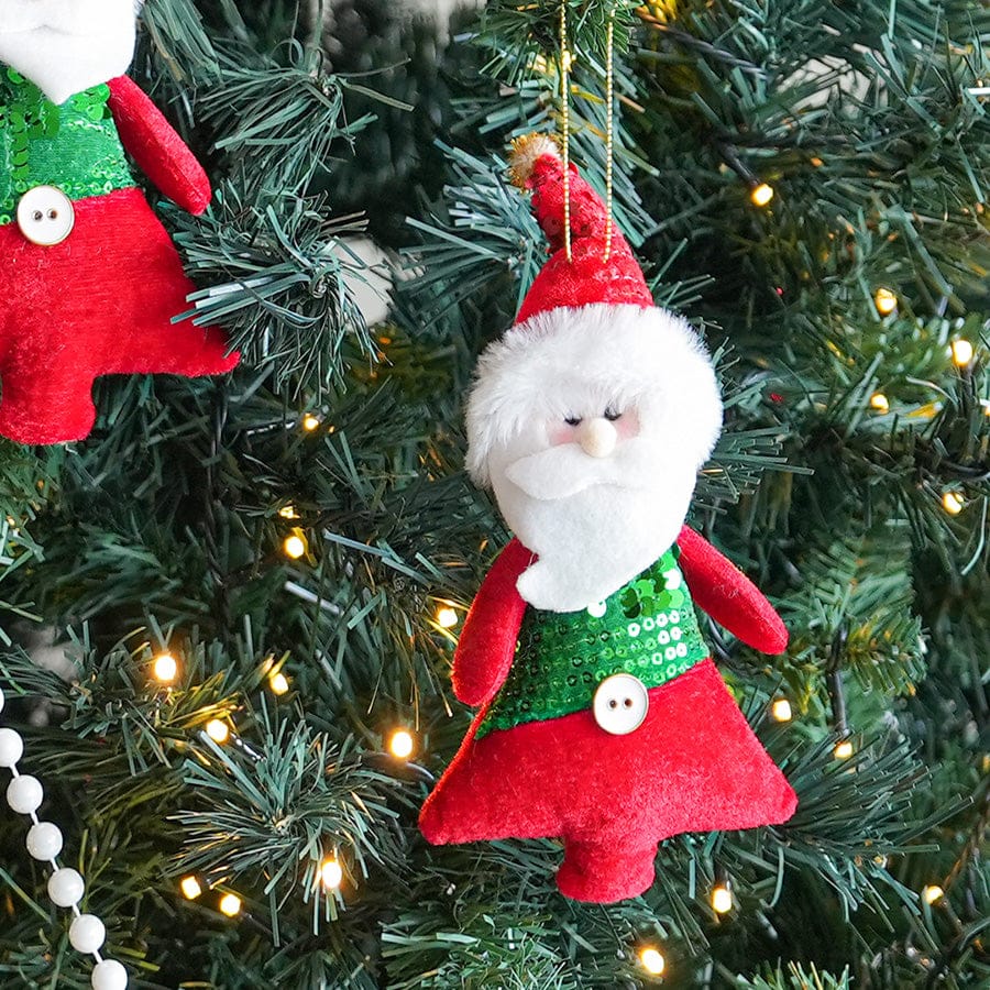 Pexie Hanging Santa 19cm